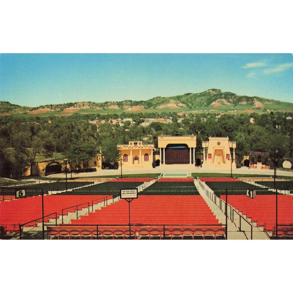 Black Hills Passion Play Amphitheater Spearfish South Dakota Postcard BH-6A